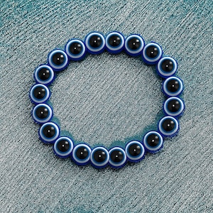 Evil Eye protection set, Evil eye Bracelet, evil eye wax melt, Good Luck Manifestation Kit positive vibes and harmony image 7