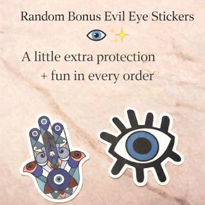 Evil Eye protection set, Evil eye Bracelet, evil eye wax melt, Good Luck Manifestation Kit positive vibes and harmony image 9