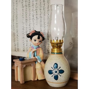 Glasöllampen, handgefertigte keramische Öllampen, hochtemperaturbeständige Beleuchtungsöllampen, exquisite Öllampen, winddichte Petroleumlampen