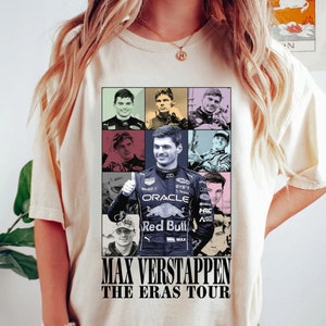 Max Verstappen The Eras Tour Shirt, Vintage 90s Racing Tshirt, Champion Formula 1 Tee, Vintage Design Graphic Tee 90s Sweatshirt Gift fans