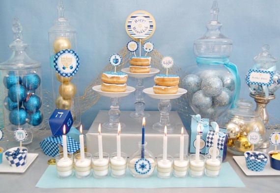 Hanukkah Collection - DIY Printable Party Il_570xn