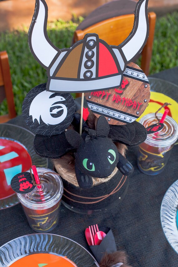 Dragon Viking Printable Party - INSTANT DOWNLOAD Il_570xn