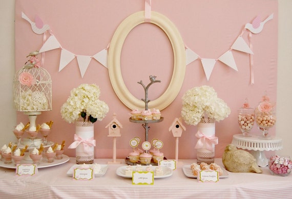 Little Birdie Baby Shower Printable Party Pack - DIY - SALE!! Il_570xn