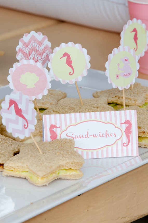 Beside the Seaside Custom Printable Party Il_570xn