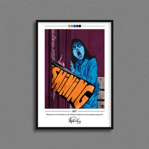 The Shining Book Cover Poster | Stephen King | The Shining Poster | Stephen King The Shining Cover Print | Book Posters | Book Lover Gift