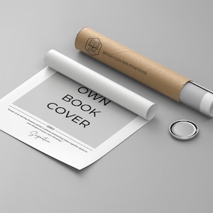 May include: A rolled up poster with the text "OWN BOOK COVER" and "1960" printed on it. The poster is rolled up in a brown tube with the text "BOOK COVER POSTERS" printed on it.