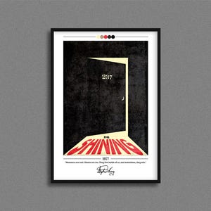 The Shining Book Cover Poster | Stephen King | The Shining Poster | Stephen King The Shining Cover Print | Book Posters | Book Lover Gift
