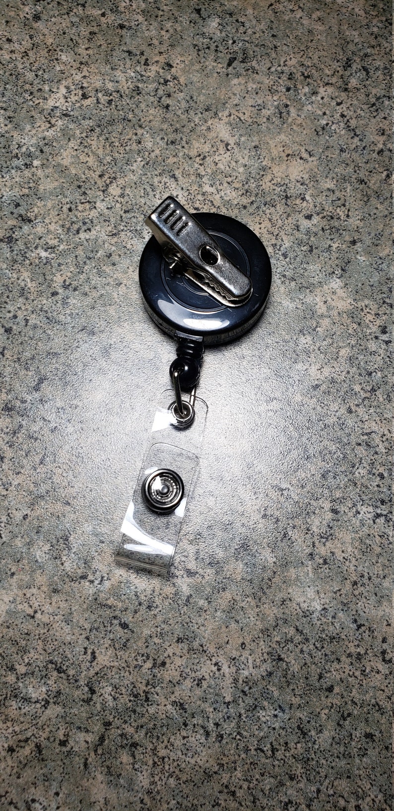 Retractable Badge Pull Retractable ID Badge Holder Glitter Vinyl Badge Reel Mom Badge Reel Battery Badge Reel