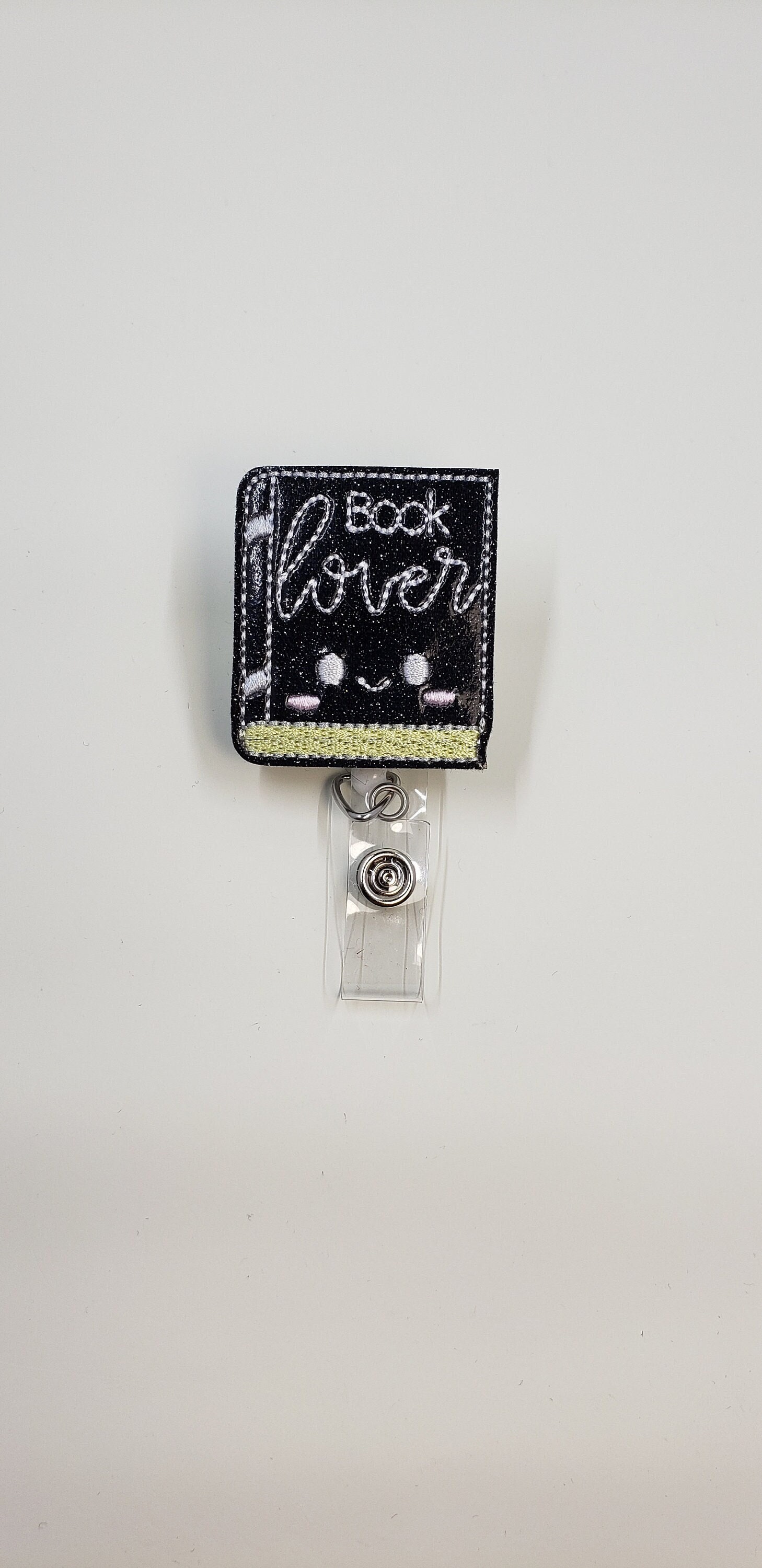  Book Lover Retractable Badge Reel : Handmade Products