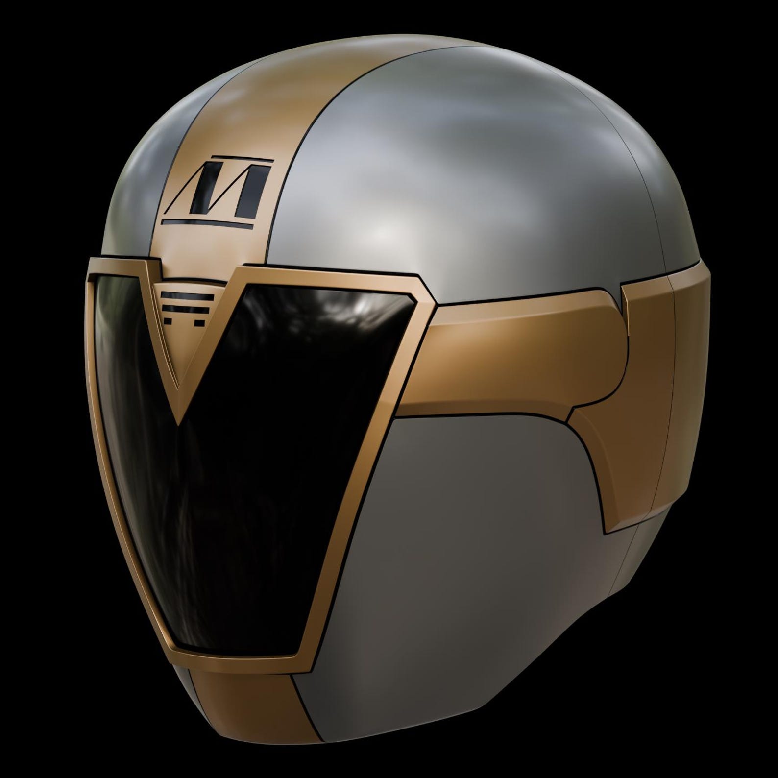 Titanium Ranger Helmet 3D Model, Power Rangers Lightspeed Rescue ...