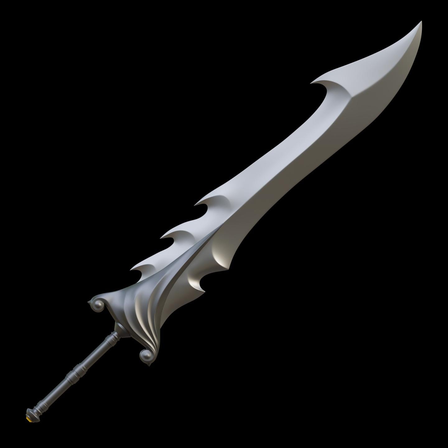 Dalinar Shardblade 3D Model, Oathbringer Cosplay STL File, Stormlight Archive Kostüm 3D Printable