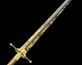Miecz Edenu Model 3D, Assassin's Creed Cosplay Plik STL, Kostium 3D do druku