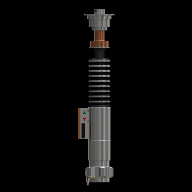Luke Skywalker ROTJ Lightsaber 3D Model, Star Wars DISPLAY Hilt STL ...
