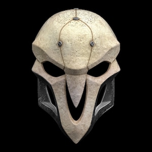 Modèle 3D de masque de faucheuse, fichier STL de cosplay Overwatch 2, costume imprimable en 3D