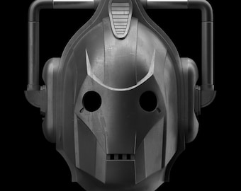 Cyberman Helmet 3D Model, Doctor Who Cosplay STL File, 3D Printable