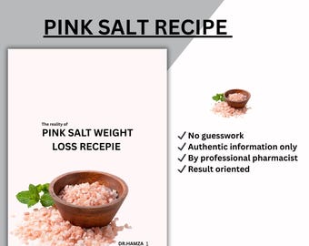 Rosa Salz Abnehmen Rezept | Mythos entlarvt von Apotheker | Digitaler Download