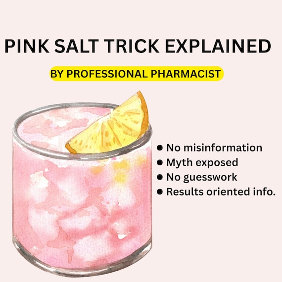 Pink Salt Trick| Weight Loss Myth Debunked by Pharmacist | Digital Download  - Etsy Denmark