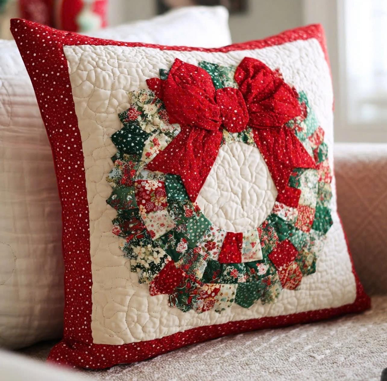 Patchwork Holiday Pillow - Etsy - Page 2