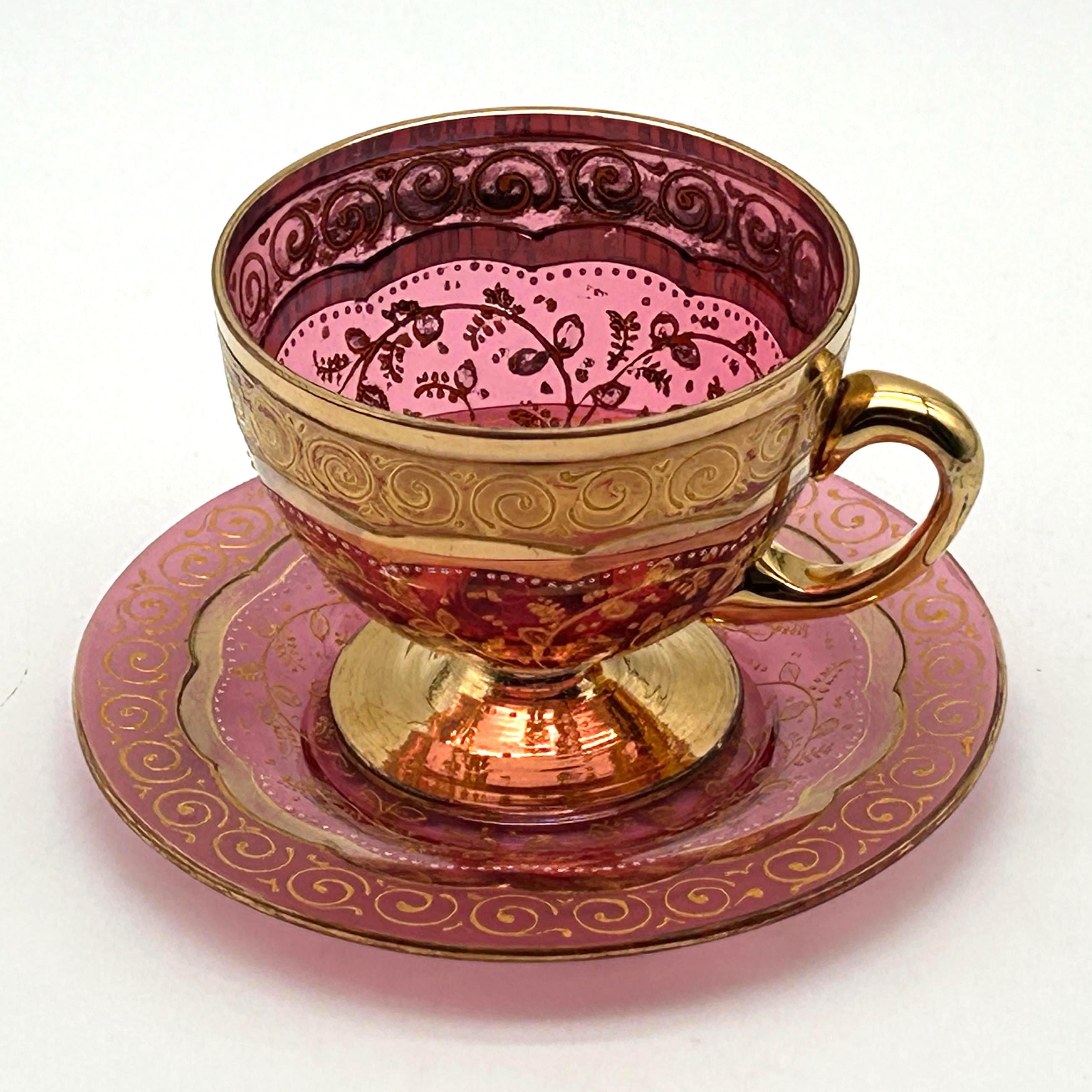 Antique Moser Glass - Etsy
