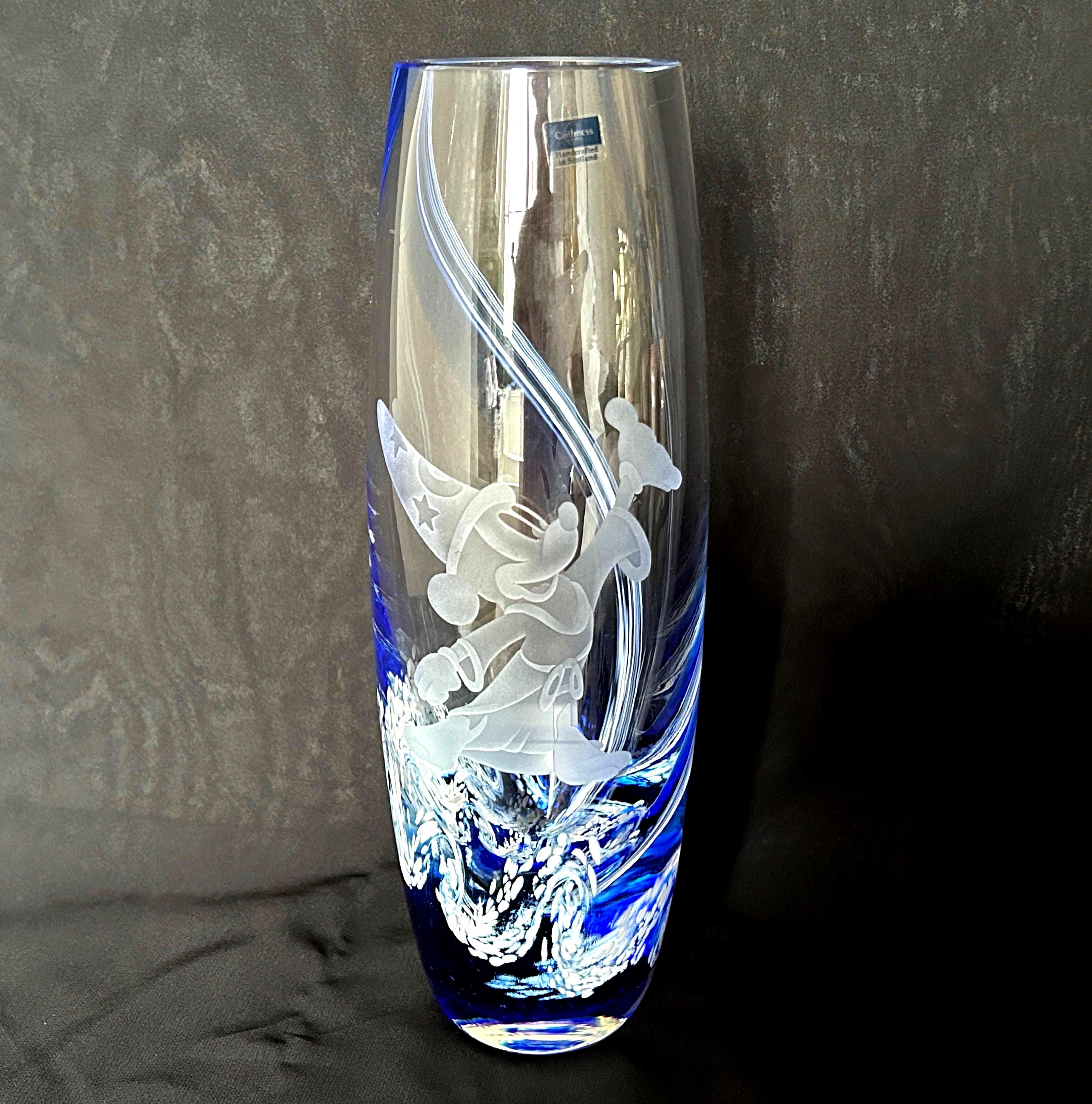 Rare Lenox Caithness Handcrafted Scottish Disney Fantasia Swirls