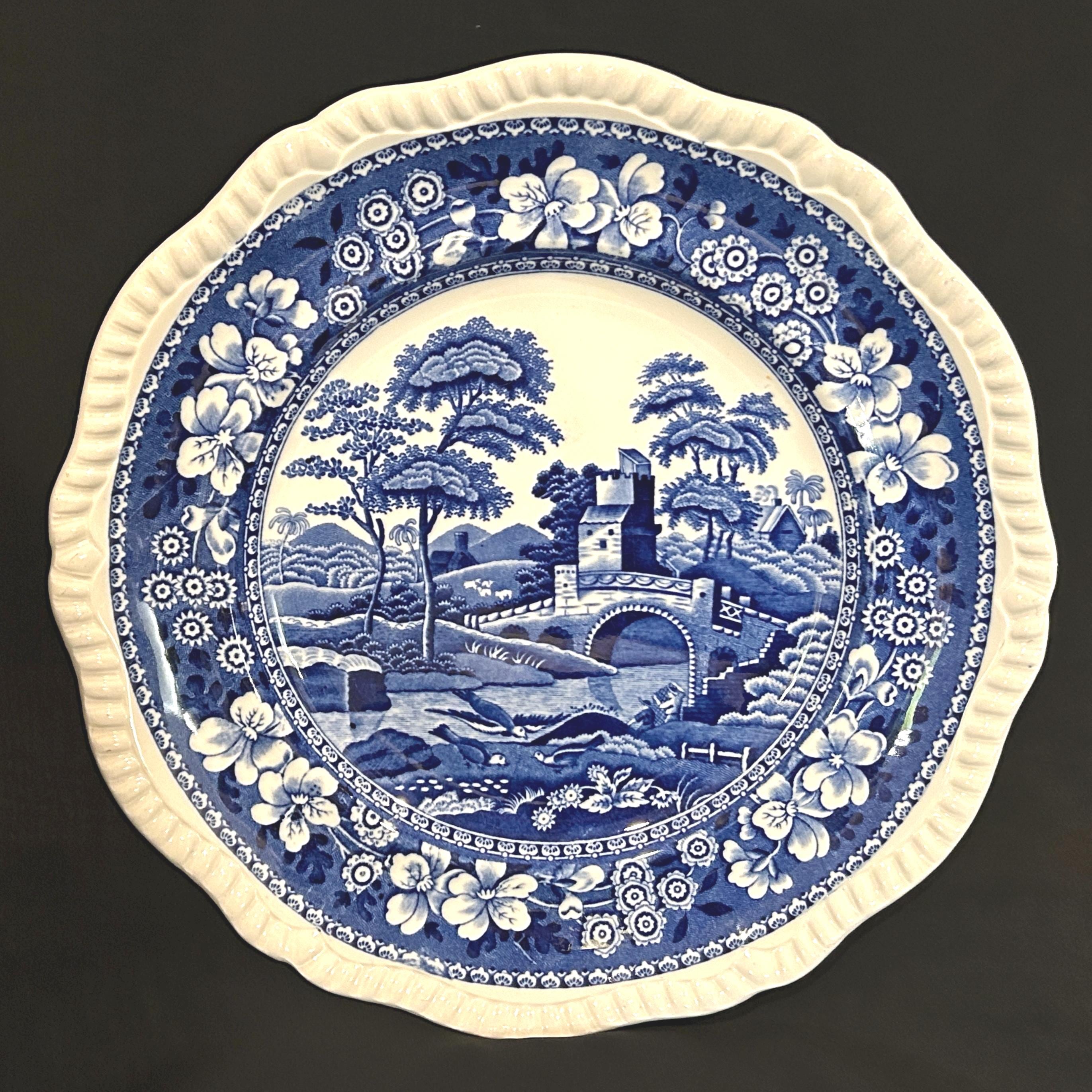 Spode Blue Tower - Etsy