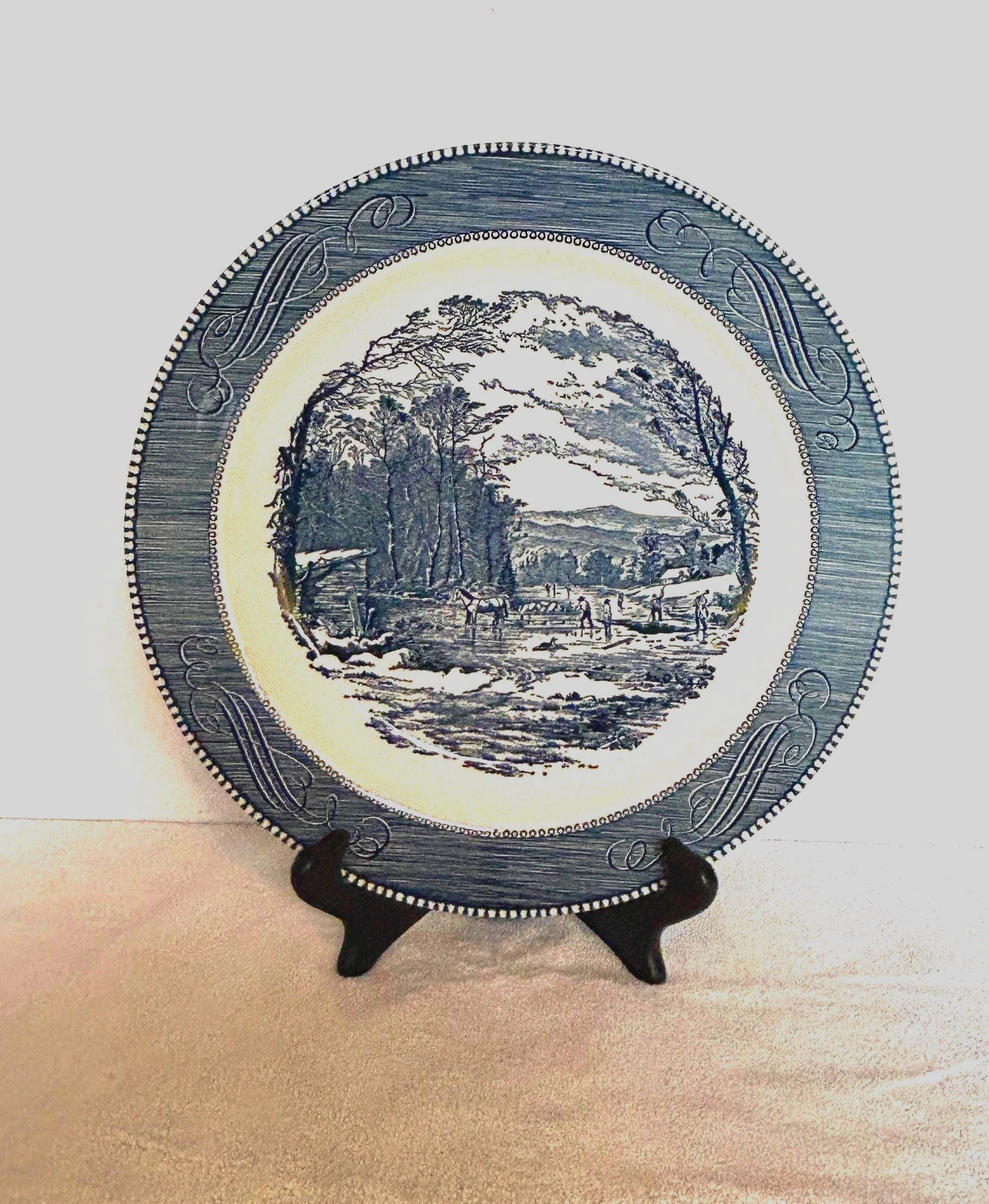 Vintage Winter Scene Plate - Etsy - Page 7