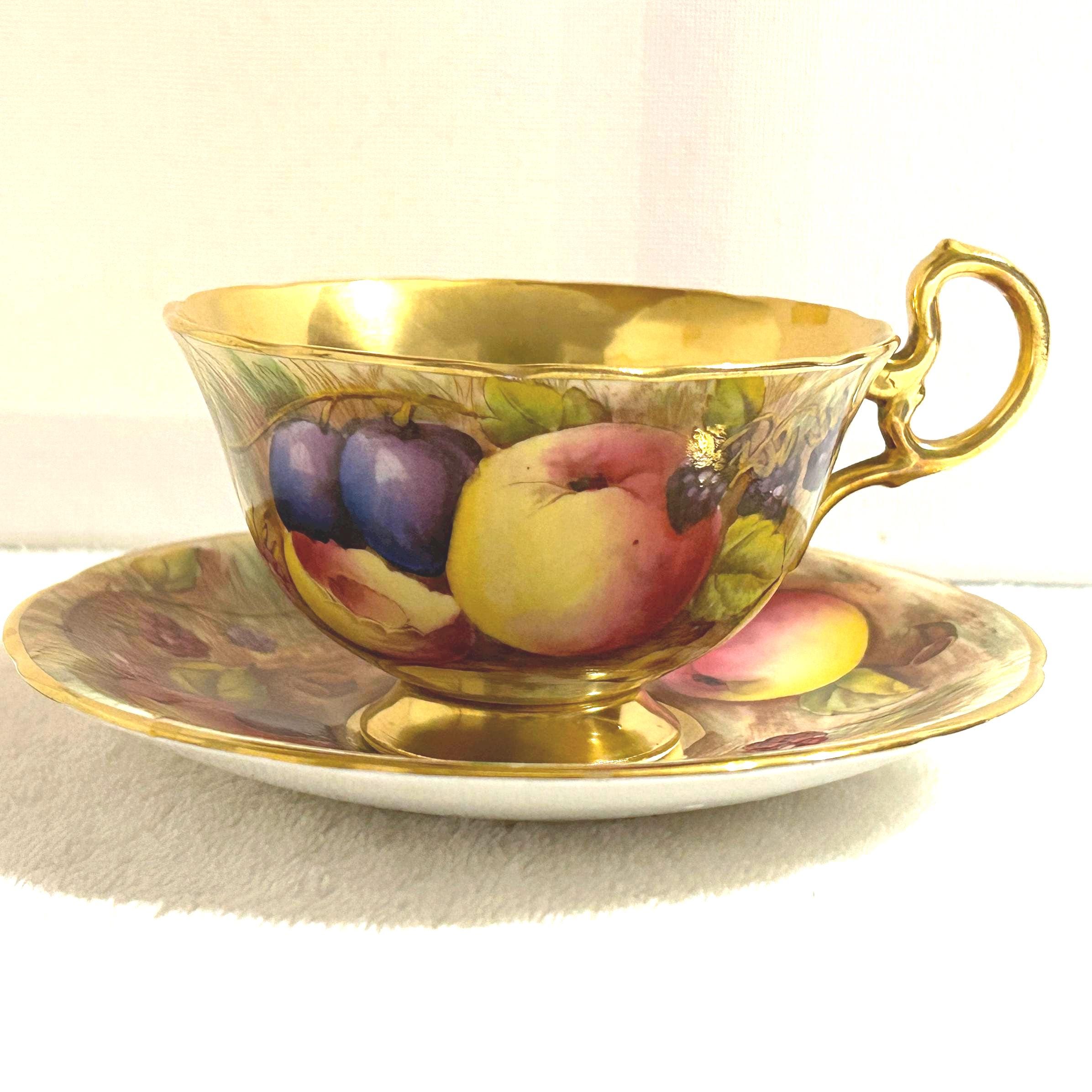 Aynsley Orchard Gold - Etsy