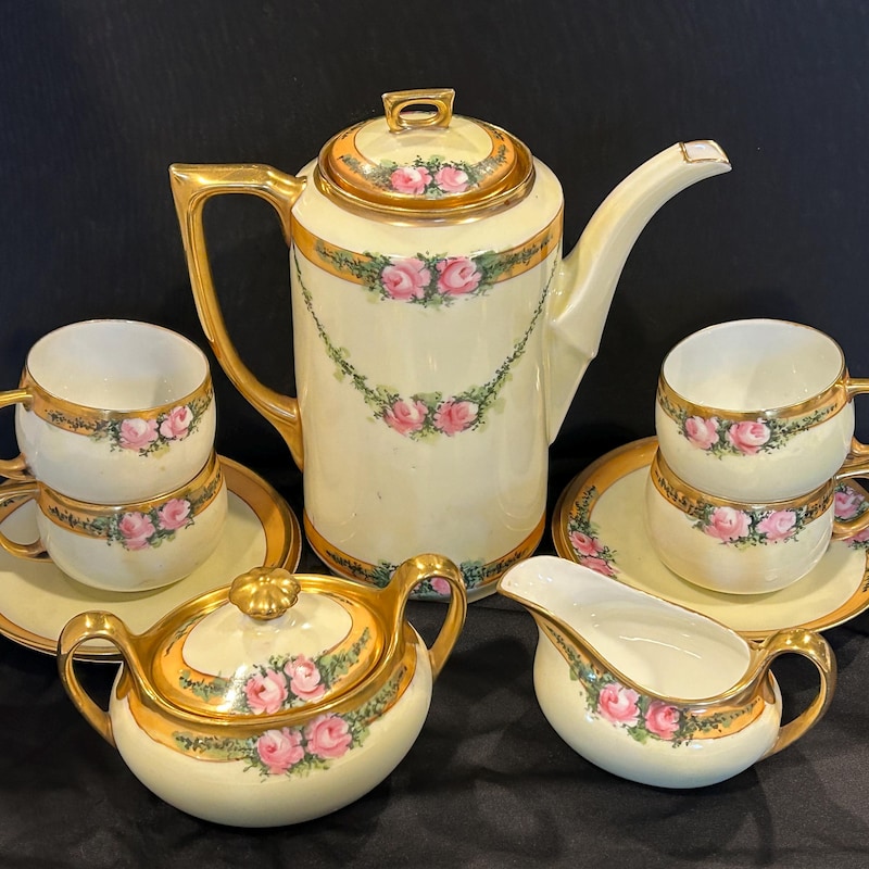 Antique Tea Set Etsy — free download