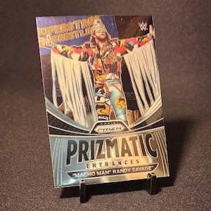 Macho Man Randy Savage | 2023 Panini Prizm WWE #8 - Prizmatic Entrances | World Wrestling Entertainment | WWF | Wrestling | Memorabilia