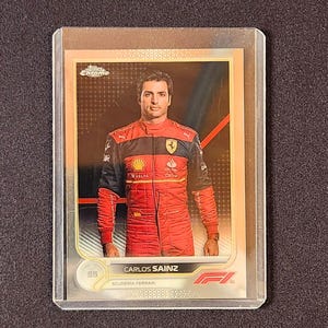 Carlos Sainz | 2022 Topps chroom | Scuderia Ferrari #29 | Ferrari Formule 1-team | Formule 1 | F1-kaart | Racen | Memorabilia