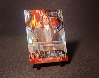 Bret "Hit Man" Hart | 2022 Panini Select WWE #18 - Hall of Fame Selection - Flash Prizm | World Wrestling Entertainment | WWF | Wrestling