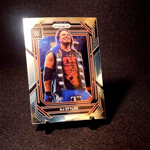 AJ Styles | 2023 Panini Prizm WWE #200 | World Wrestling Entertainment | WWF | Wrestling | Merch | Sports Memorabilia | Wrestling Cards