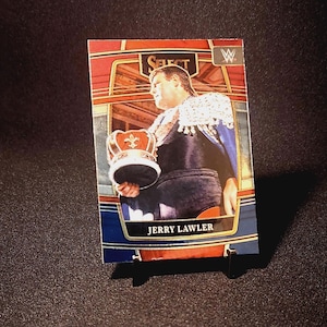 Jerry Lawler | 2022 Panini Select WWE #58 | World Wrestling Entertainment | WWF | Wrestling | Merch | Sports Memorabilia | Trading Cards