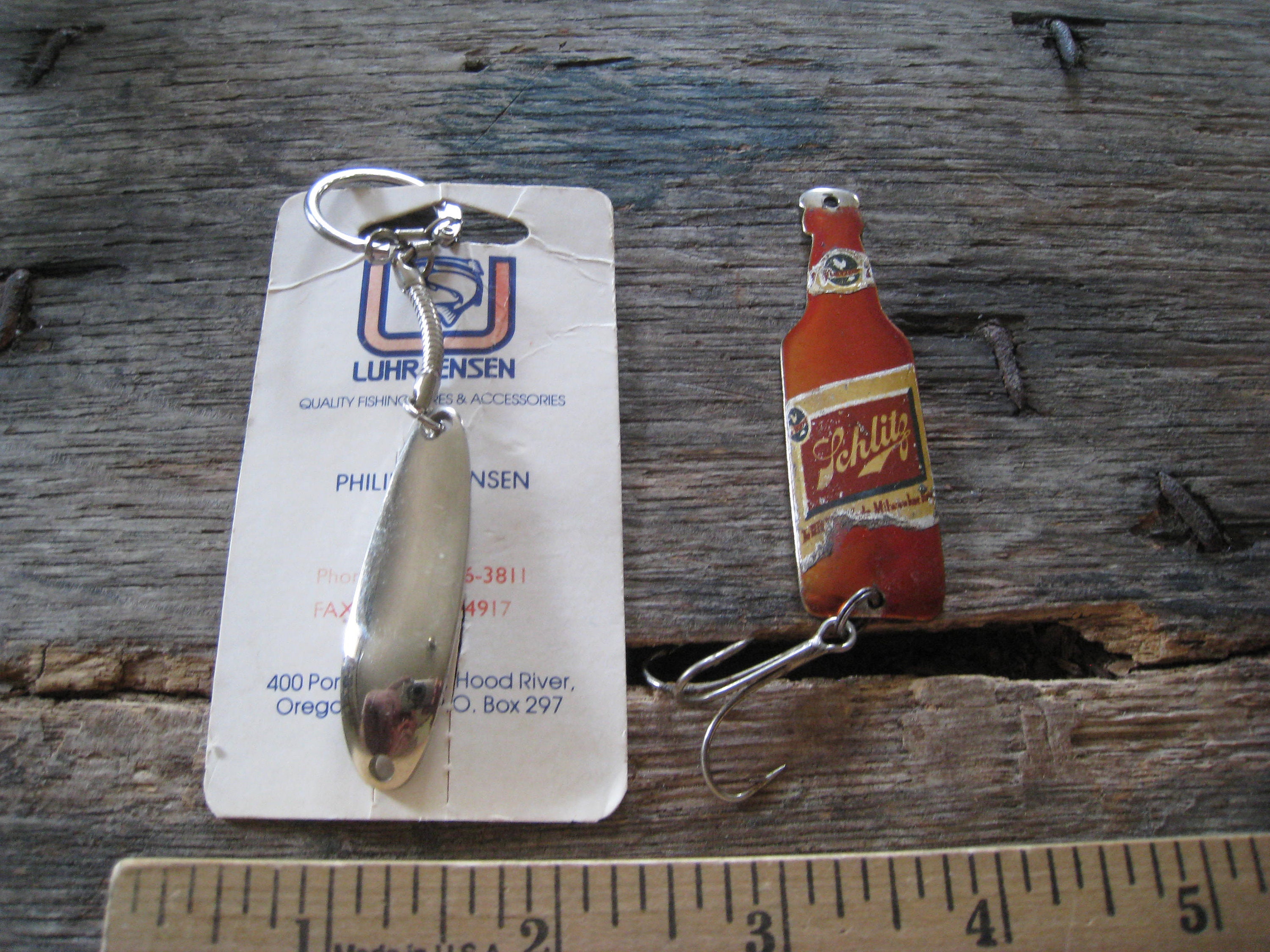 Vintage Luhr Jensen Limpet Jig Lure, 3/5oz Gold / Silver fishing spoon  #13653