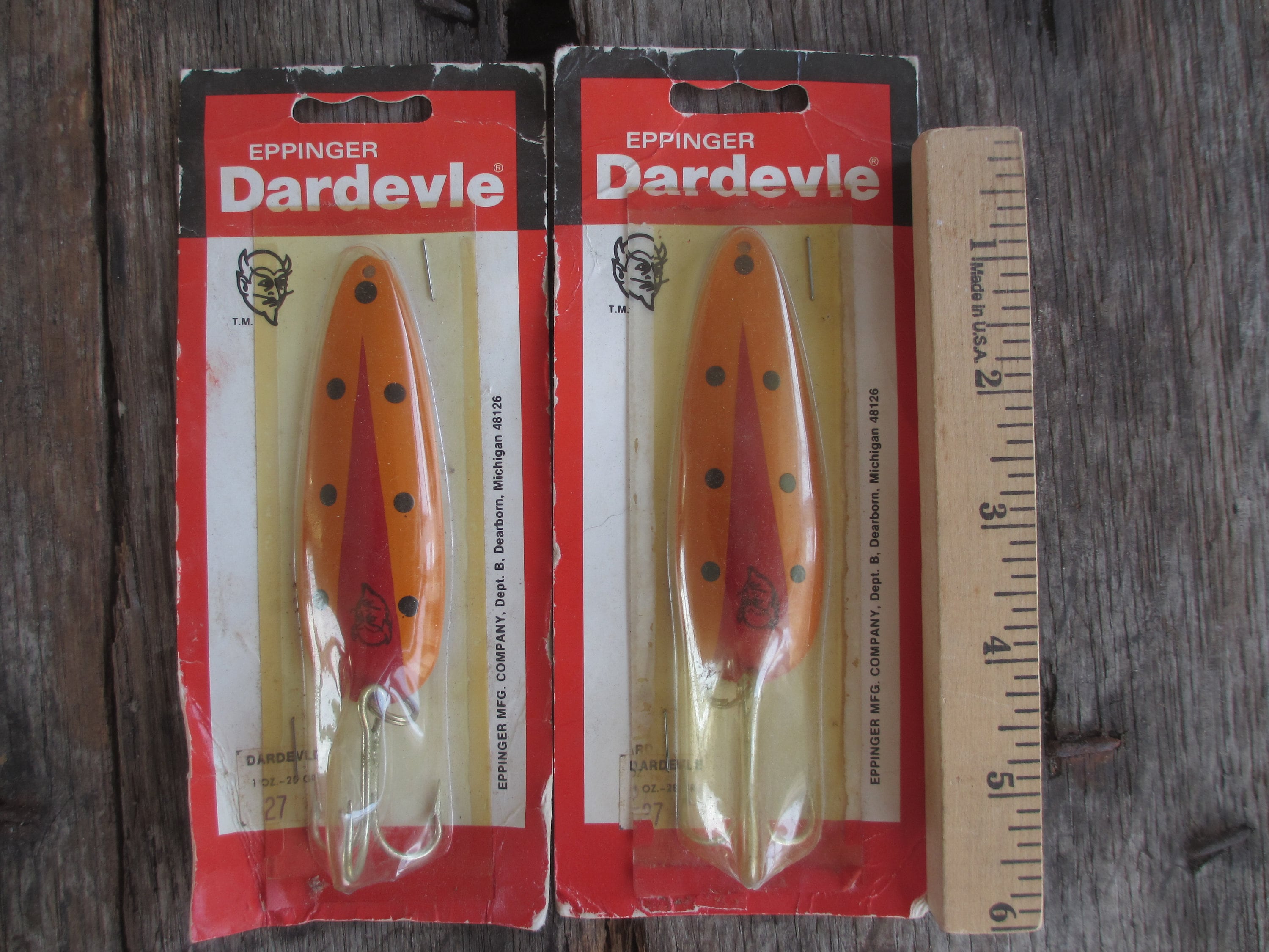 Vintage 3-1/2” DARDEVLE Fresh Water Fishing Spoon / Lure