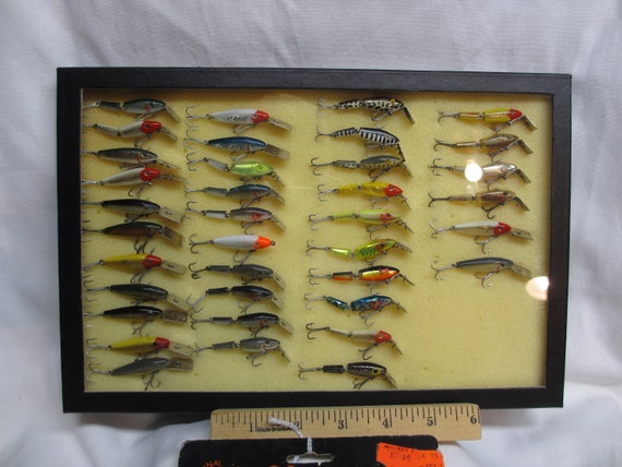 Vintage Fishing Lure Collection L&S MM Size Mirrolures Entire Collection 40  Lures ,case and Original Boxes -  Norway