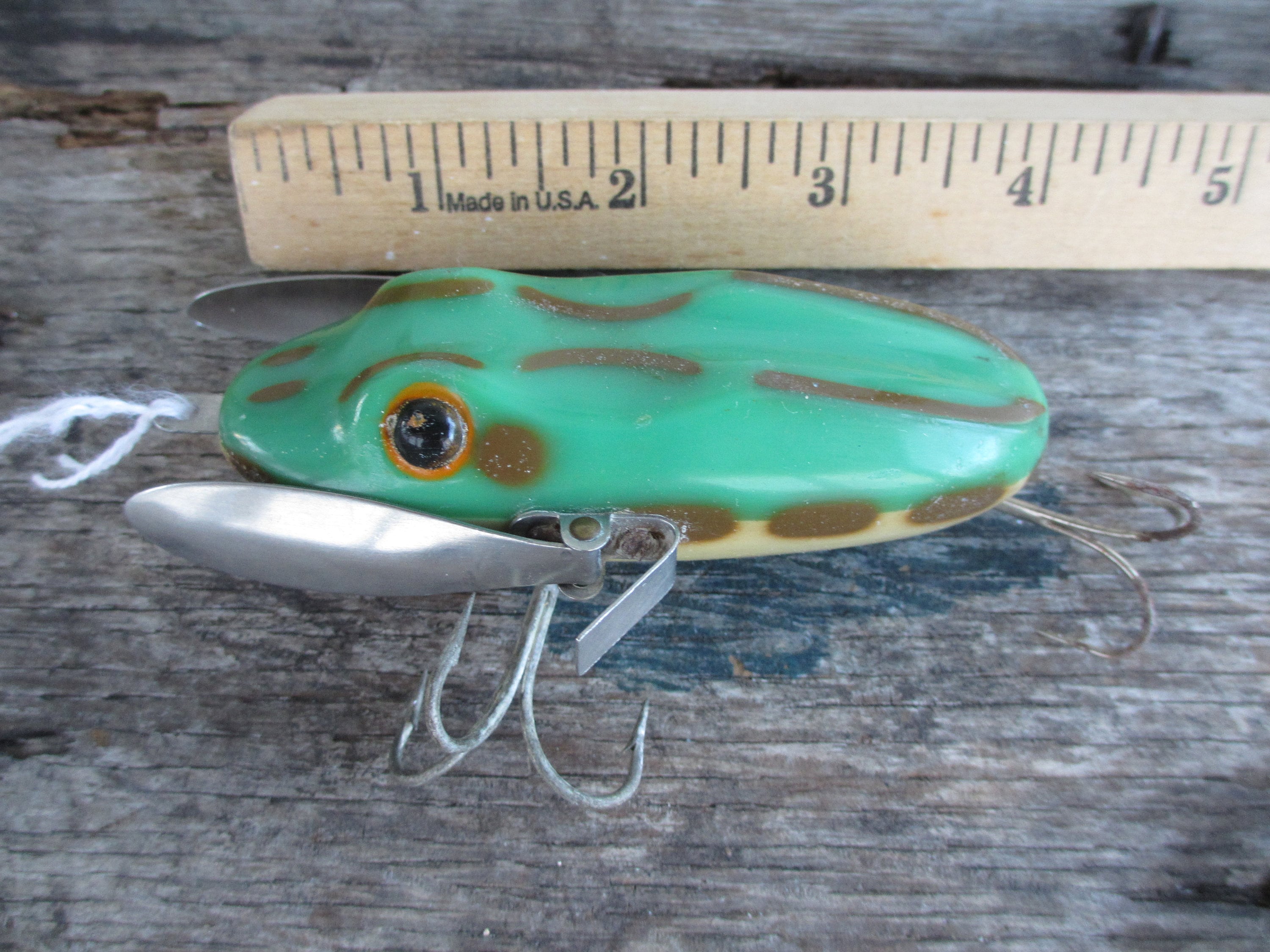 Vintage Antique Fishing Lure Leboeuf Creeper Musky Size 61 