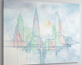 NYC Skyline Print
