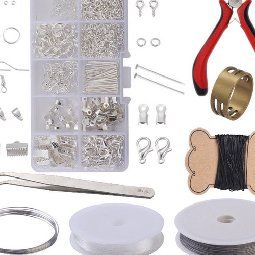 Jewelry Making Supplies Kit Jewelry Findings Starter Kit Etsy