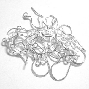 4pcs 925 Sterling Silver Earring Hooks - Sterling Ear Wires - Sterling Earring Hooks - Wholesale Ear Hooks Sterling Hooks