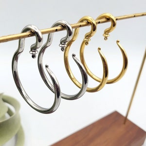 2pcs DIY Ear Hangers - 4mm Spiral Gauges - Ear Stretchers - Ear Weights