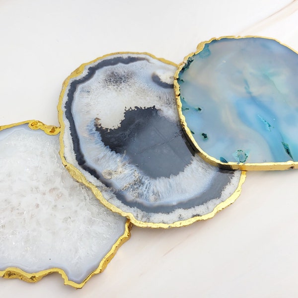 Large Agate Slice - Quartz Slice - Gemstone Slice