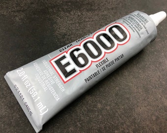 1pcs E6000 Clear Glue - Industrial Strength Adhesive - Precision Applicator Tip - Jewelry Tools - MoonLightSupplies