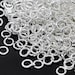 1200 Silver Jump Rings - Wholesale Jump Ring Findings - 5mm Silver Plated Split Open Jumpring -23 gauge Bulk Lot Silver Split Jump Rings