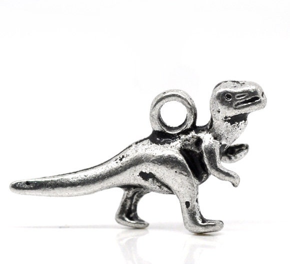 Sterling silver dinosaur charm shop