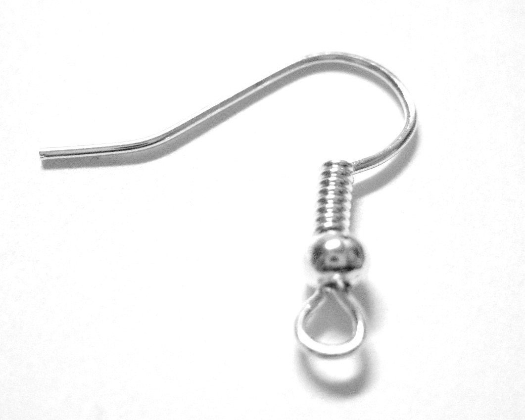 925 Sterling Silver Earring Hooks Hypoallergenic Earring Ear Wires Fish  Hooks for DIY Jewelry Making Earring Making Kit 200Pcs - AliExpress