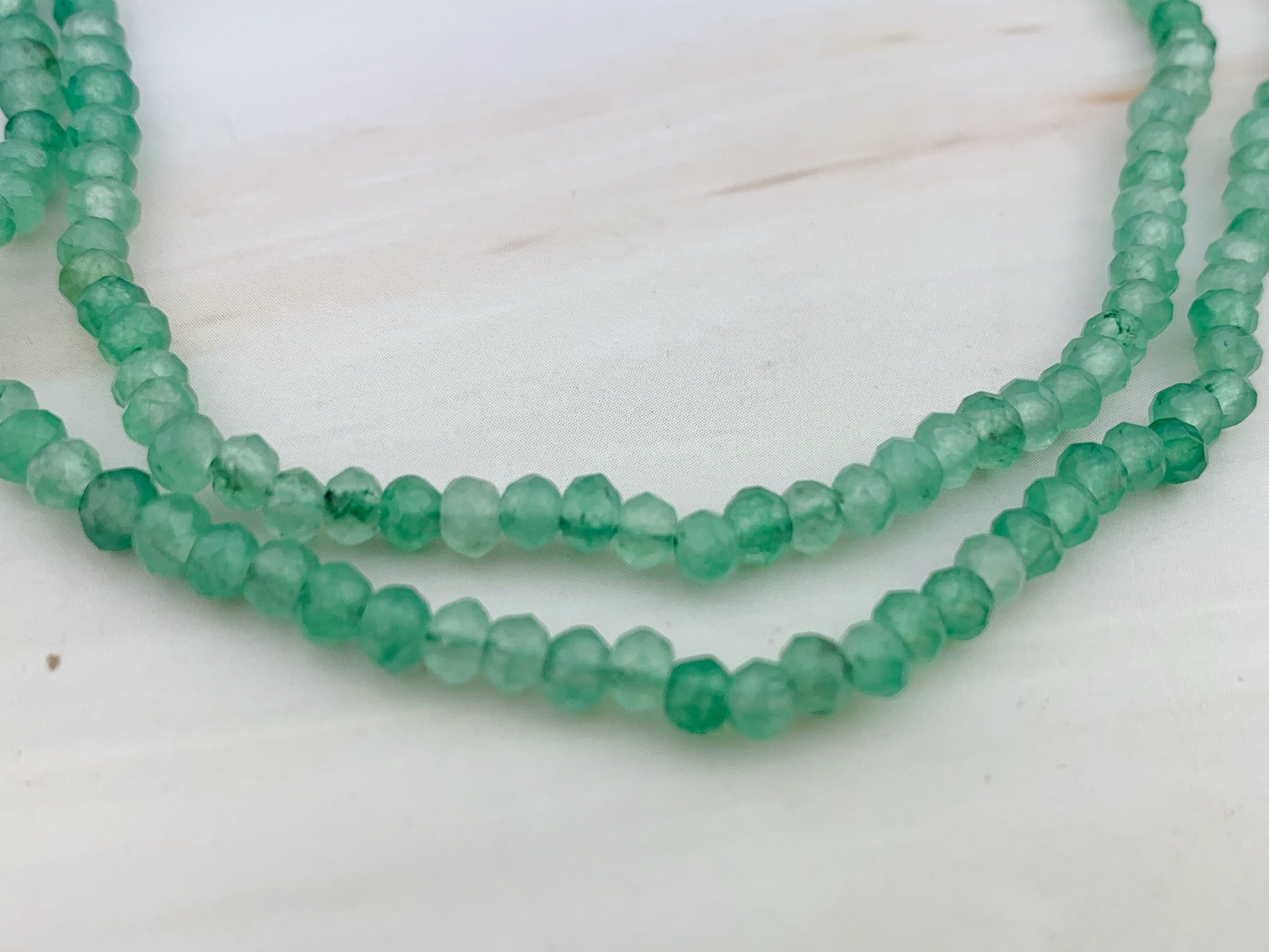 Perle Di Giada Acquamarina Blu Da 6 Mm, 8 Mm E 10 Mm, Perle Di - Foto 3