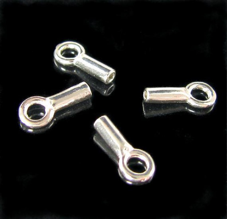 100pcs Wholesale Crimp Beads Silver Loop Tube Crimp Bead End Etsy