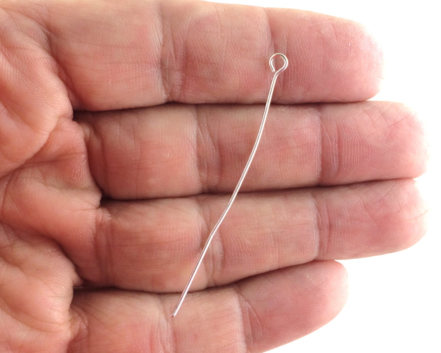 300 Silver Eye Pins Wholesale Jewelry Findings 2 Inch Long Etsy