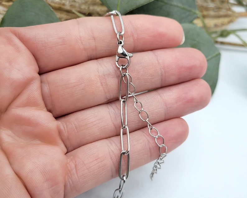 Pu&ograve; includere: Una collana a catena d'argento con chiusura a moschettone. La catena &egrave; composta da piccoli anelli ovali.